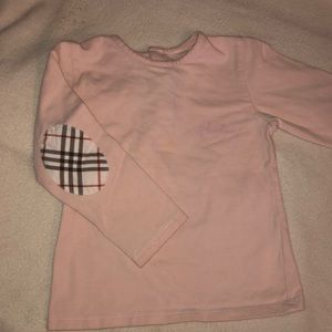 Babygirl Burberry gently used shirt size 2t